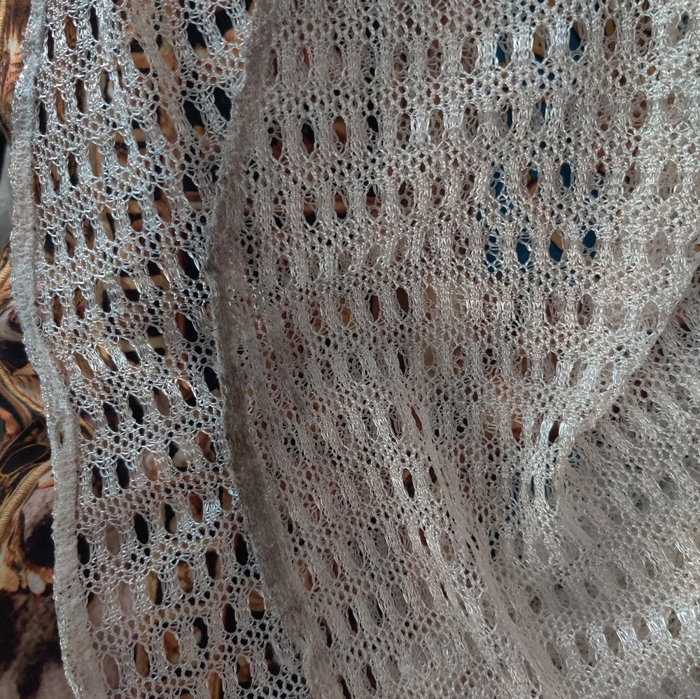 Patbo halter crochet dress size Small off white. - Picture 3 of 9